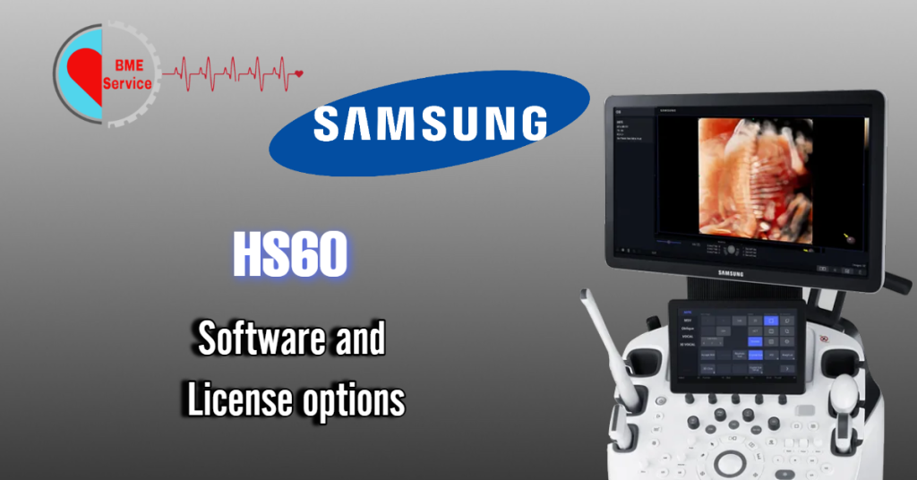 Samsung HS60 Ultrasound Software and License Options Top