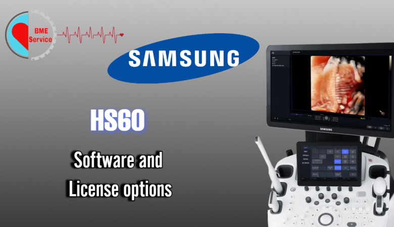 Samsung HS60 Ultrasound Software and License Options Top