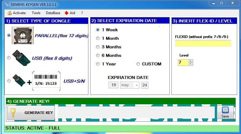 Siemens License Options Generator