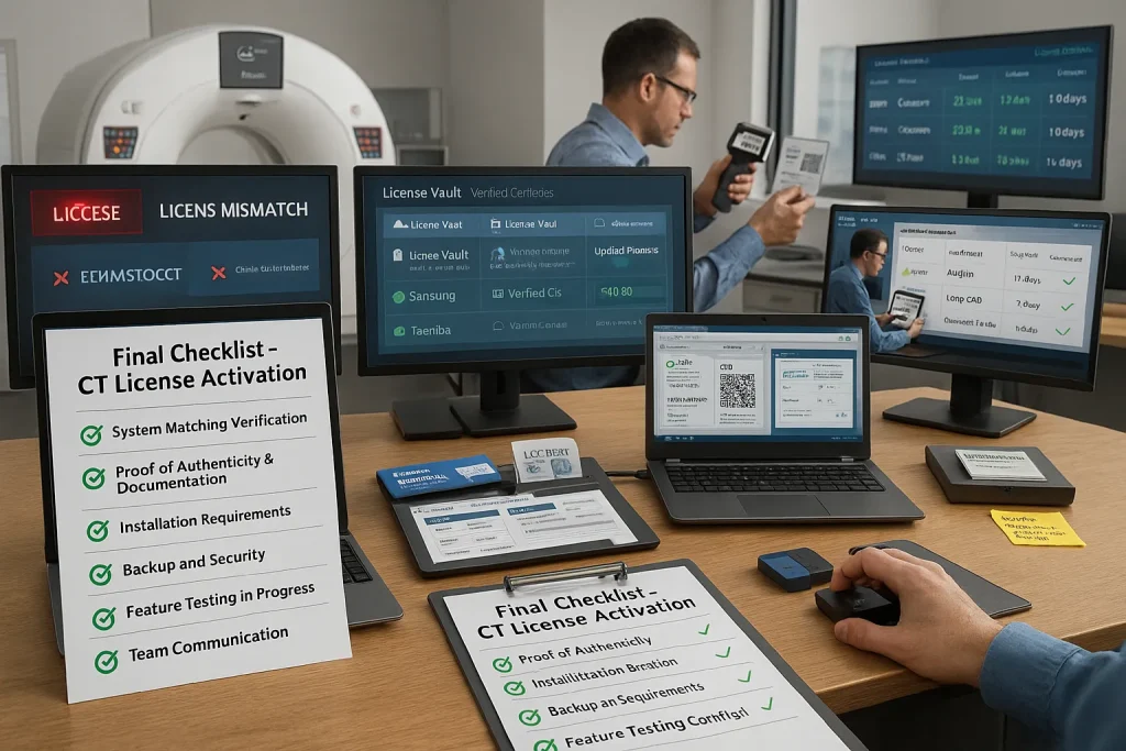 CT Software License Purchase – Top Systems: Siemens &More 5 CT system