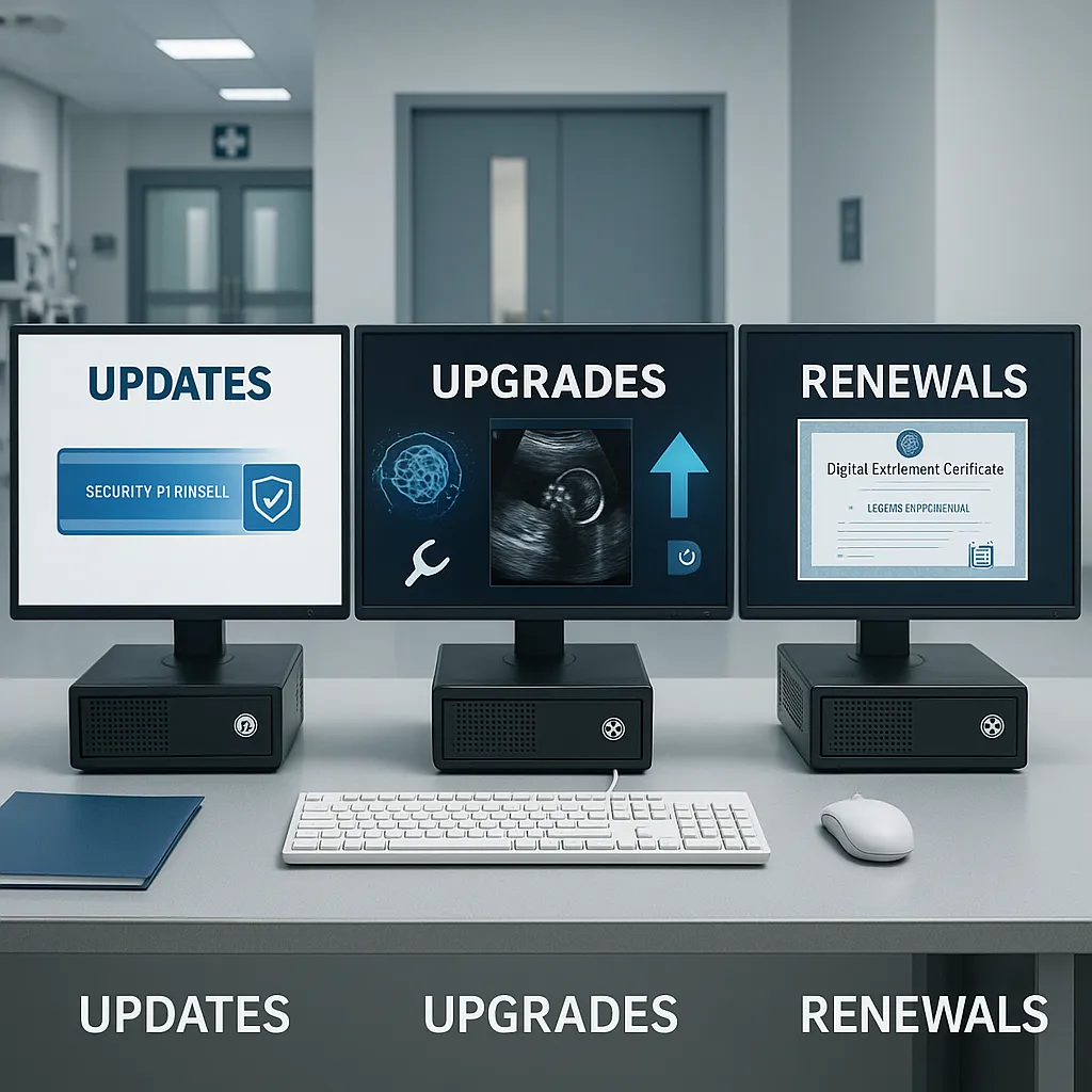 Updates, Upgrades & Renewals GE workstation